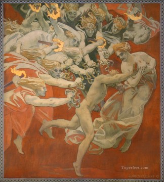 Orestes perseguido por las furias John Singer Sargent Pinturas al óleo